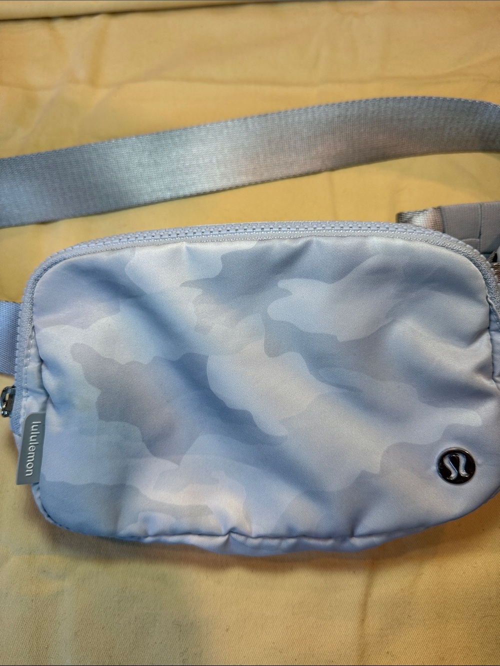 lululemon athletica Pale Blue Camo Belt Bag